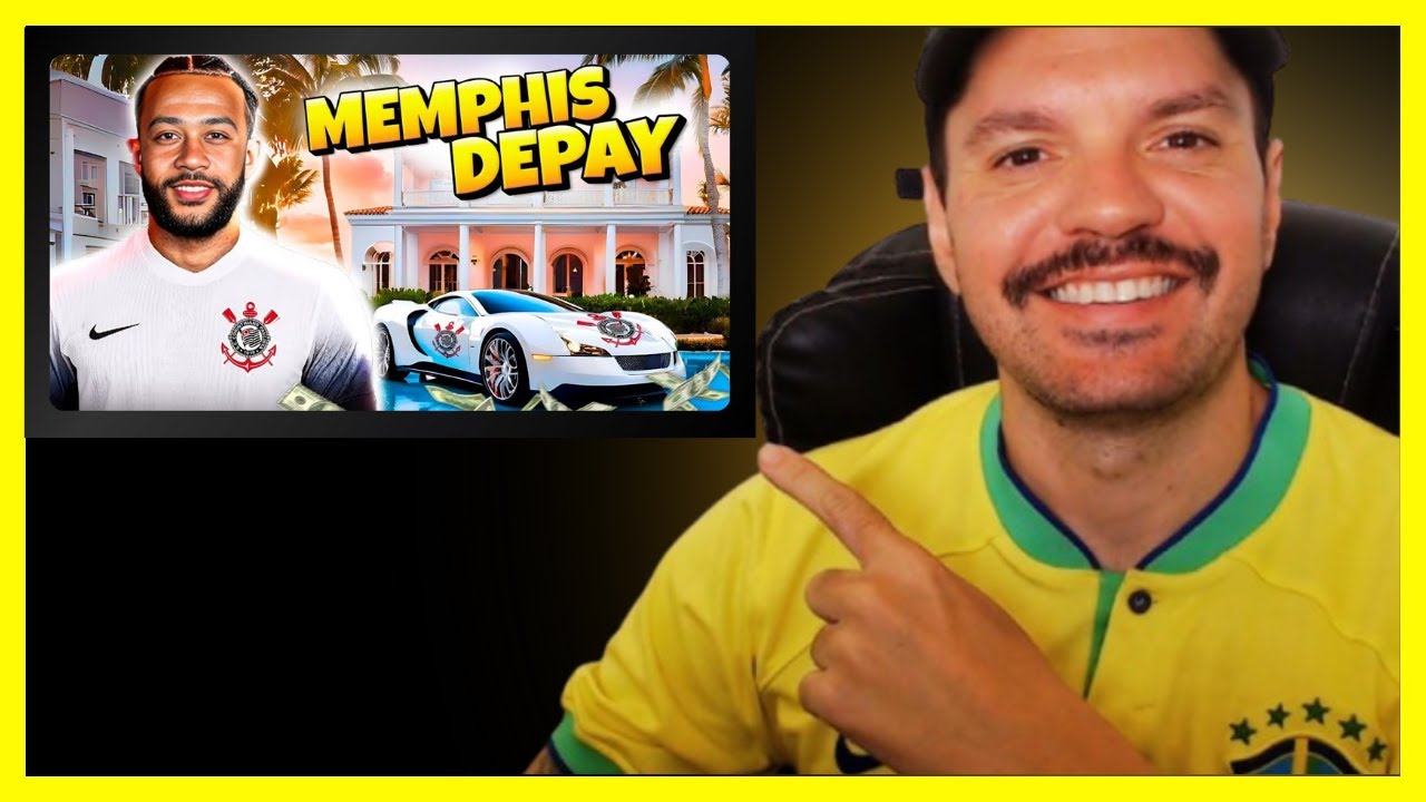 REACT - Assim é a Vida Luxuosa de Memphis Depay, Novo Craque do Corinthians Mansões, Carros, Fortuna