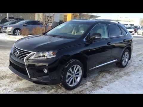 New Black on Parchment 2015 Lexus RX 350 AWD Touring Package Review - Downtown Edmonton
