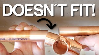 How To Solder Copper Pipe Between 2 Studs With No Movement | GOT2LEARN