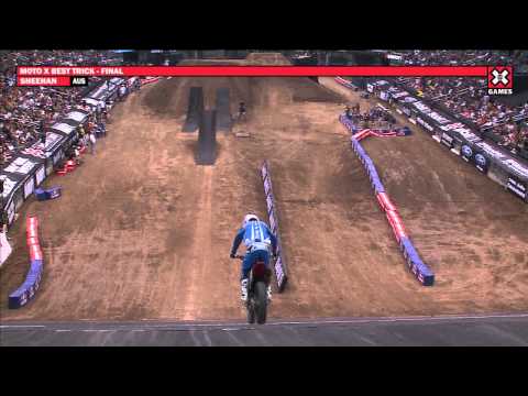 X Games 17:  Josh Sheehan wins Bronze for Moto X Best Trick