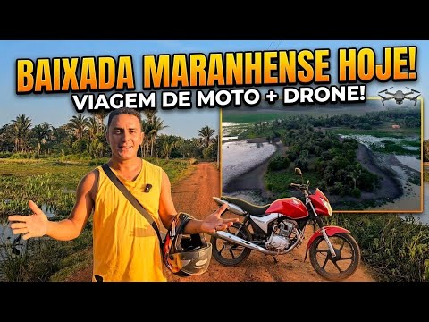 ​MOSTRANDO COMO ESTÁ O LUGAR ONDE MORO NA BAIXADA MARANHENSE (Imagens aéreas)