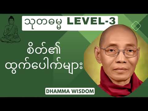 1203."စိတ်၏ထွက်ပေါက်များ" သုတဓမ္မ( LEVEL-3)(ပါမောက္ခချုပ်ဆရာတော်ဘုရားကြီး)