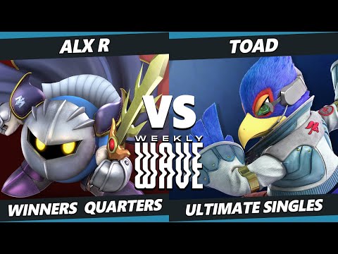 Weekly Wave 22 Winners Quarters - ALX R (Meta Knight) Vs. Toad (Falco) SSBU Ultimate Tournament