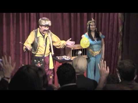 Promotional video thumbnail 3 for Carlos Caliente and Princess Spendalot, comedy magicians of the year