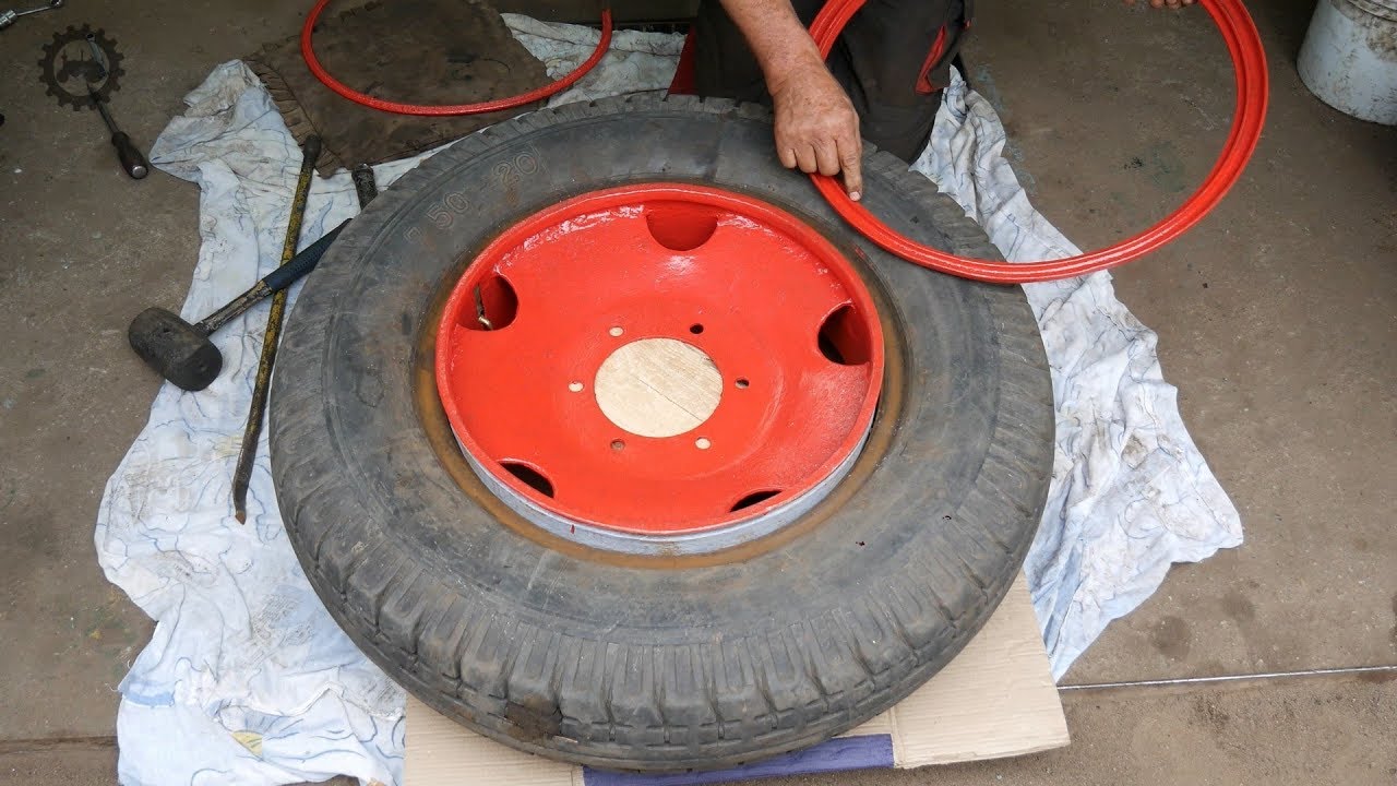 FELGI z PIERŚCIENIEM składanie i zakończenie remontu wozu