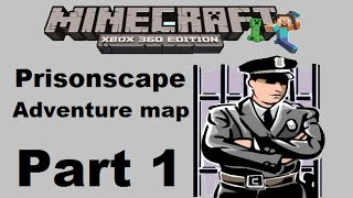 Minecraft xbox 360: Prisonscape Adventure map - Part 1