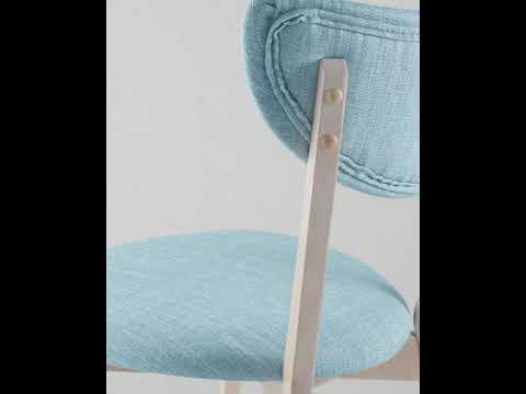 Стул "Грэм" (Рогожка Салатовая/Дерево цвет Беленый дуб)/SG/Sv