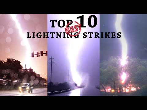 BEST LIGHTNING STRIKES - Top 10 Countdown