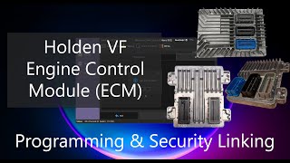 Holden VF Commodore Engine Control Module (ECM/ECU/PCM) Programming and Security Linking