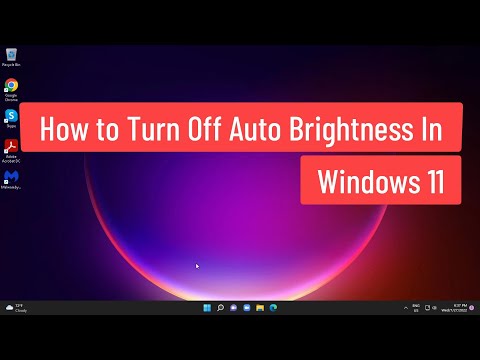 How To Turn Off Auto Brightness In Windows 11
