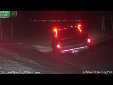 Insane Blowing Snowfall As The Winter Storm Blankets - Minneola, KS  - 12/2/2020