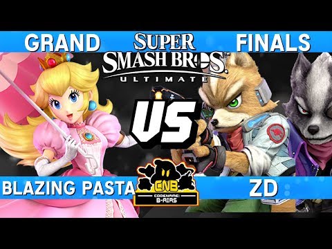 Smash Ultimate Tournament Grand Finals - Blazing Pasta (Peach) vs ZD (Fox / Wolf) - CNB 196