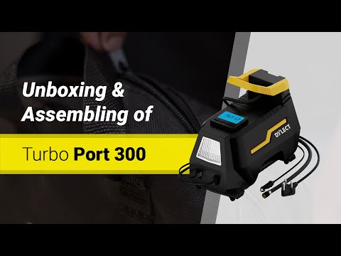 DYLECT - Turbo Port 300 | Tyre Inflator | Unboxing and Assembly | Think Beyond