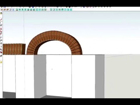Рисуем арки в SketchUp