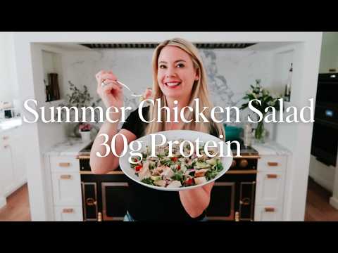 30g Protein Chicken Salad Recipe | High-Protein Meals | Easy & Delicious 🥗🍗