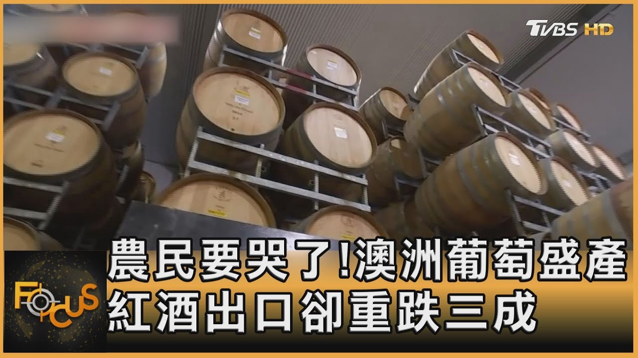 農民要哭了!澳洲葡萄盛產 紅酒出口卻重跌3成