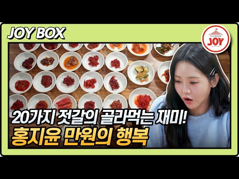 [JOY BOX]저절로 아빠 미소 장전~ 먹방도 잘 하는 홍지윤이 배부를 때 내뱉는 말은 백반기행 218회(231013 방송)
