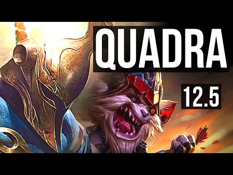 PANTH vs KLED (MID) | Quadra, 1.0M mastery, Godlike, Rank 12 Panth | NA Grandmaster | 12.5