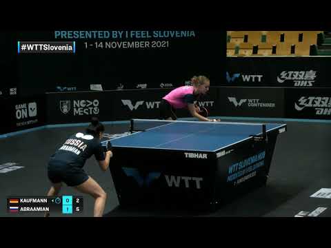 Annett Kaufmann vs Elizabet Abraamian | WTT Contender Laško 2021 | WS | R16