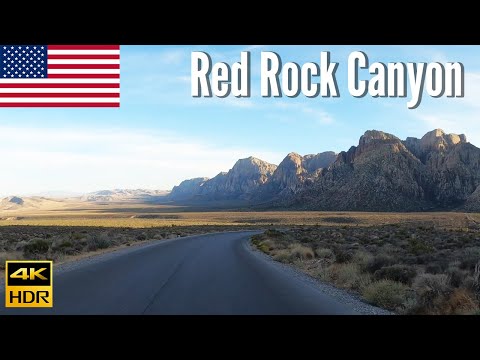 Las Vegas, NV 🇺🇸 Red Rock Canyon - 4K Evening Drive in  2022