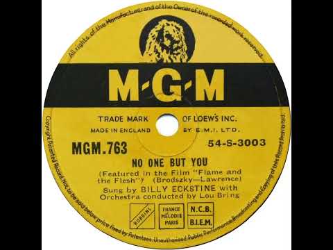 UK New Entry 1954 (69) Billy Eckstine - No One But You