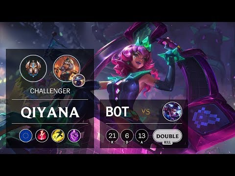 Qiyana Bot vs Vayne - EUW Challenger Patch 9.20
