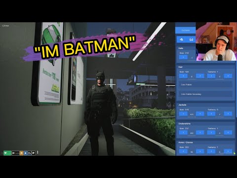Louu's New 2.0 Character Bruce Mayne AKA Hood Batman | GTA Mandem NoPixel 2.0