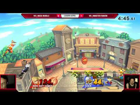 VS Weekly 9/21/17 - Losers Qtrs - Nick Riddle (Zero Suit Samus) vs Master Raven (Sheik) - Smash 4