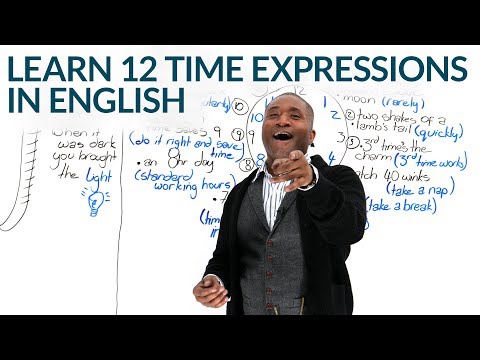 12 Expressions of TIME in English