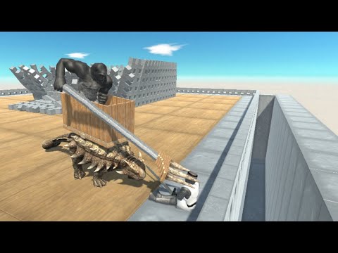 Trident Ape Rider on ANKYLOSAURUS vs ALL UNITS in Sky Animal Revolt Battle Simulator
