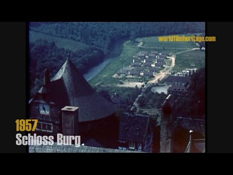 1957 Schloss Burg a. d. Wupper (color)