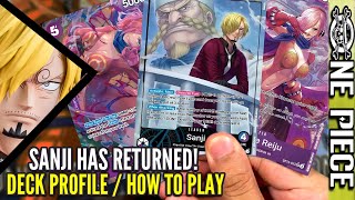 Blue Purple Sanji Deck Profile & How To Play (OP14/EB03/EB04) | One Piece TCG Gameplay