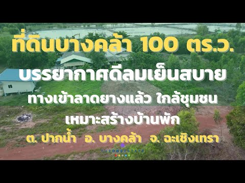 🚨 Golden opportunity for people who want to have a garden house! Land in a beautiful location, 100 sq m, Bang Kla, Chachoengsao, very chill atmosphere 🌿✨ (Property code LS-CS03) – รูปที่ 2