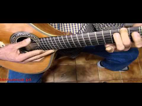 COMO TOCAR GUITARRA PORTUGUESA DE LISBOA VERDES ANOS (CARLOS PAREDES)  LENTO