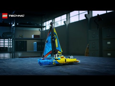 Vidéo LEGO Technic 42074 : Le yacht de compétition