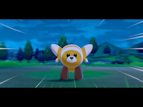 Shiny Stufful ✨ 0759 caught in the wild in Pokemon Sword