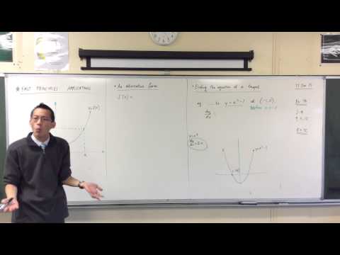 Finding the Equation of a Tangent