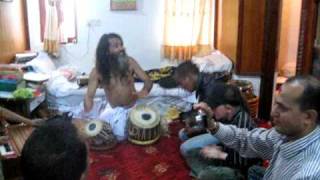 preview picture of video 'Bhajan in Nepal.,,Great GuRu playing TaBaLa...........'