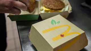 An exclusive first look at the new McDonald’s Beyond Meat burger