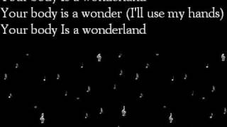 Your Body Is A Wonderland - John Mayer ( With Lyrics )