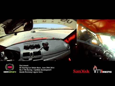 Geri Amani Debut Race in USTCC at Mazda Raceway Laguna Seca - Race Highlights - June 2014