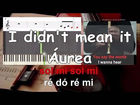 I Didn't Mean It - Aurea