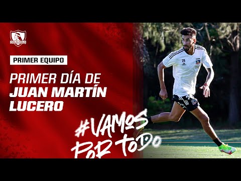 Primer día Juan Martín Lucero - nuevo delantero de #ColoColo | #Pretemporada2022