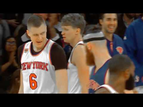 Possessed Looking 7-Foot-3 Kristaps Porzingis Averaging 18.5 Points & 1.2 Blocks -  PORZINGOD!