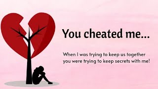 Why did you cheat me? 💔 | Sad Betrayal Video | Boyfriend cheating girlfriend poetry | Dhoka status