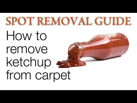 How to Get Ketchup out of Carpet | Spot removal Guide