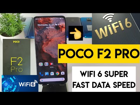 Poco f2 pro Wifi 6 10gbps super fast internet speed