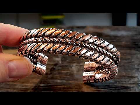 How I made a Simple Cuff Bracelet
