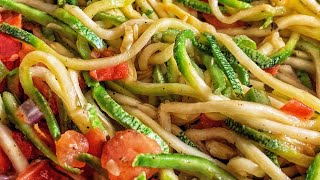 ¿Cómo hacer espagueti de calabacitas delicioso