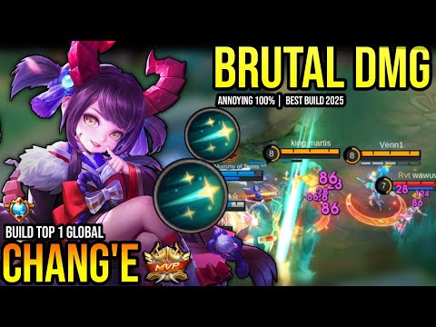 CHANG'E BEST BUILD 2025 | BUILD TOP 1 GLOBAL CHANG'E GAMEPLAY | MOBILE LEGENDS✓